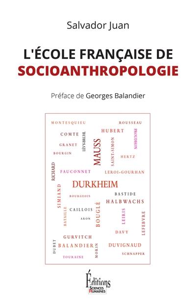 L'école française de socioanthropologie