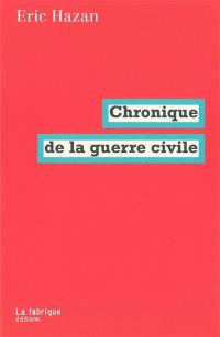 Chronique de la guerre civile