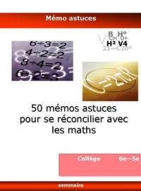 50 mémos astuces pour se réconcilier avec les maths