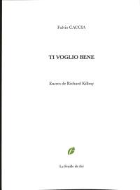 Ti voglio bene : chants