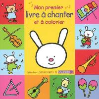 Mon premier livre à chanter et à colorier