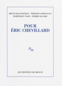 Pour Eric Chevillard