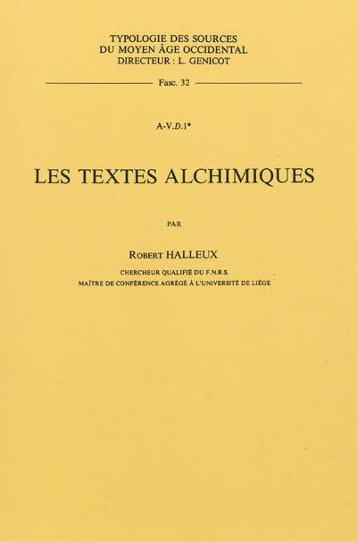 Les textes alchimiques