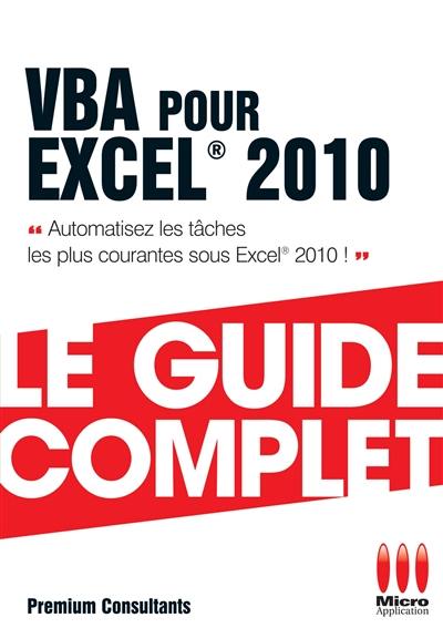 VBA pour Excel 2010