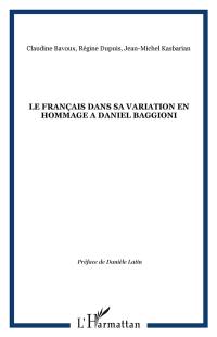 Le français dans sa variation