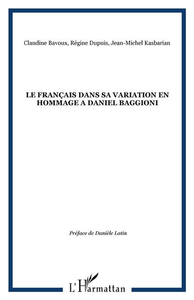 Le français dans sa variation