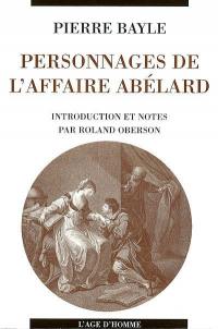 Personnages de l'affaire Abélard et considérations sur les obscénités