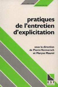 Pratiques de l'entretien d'explicitation