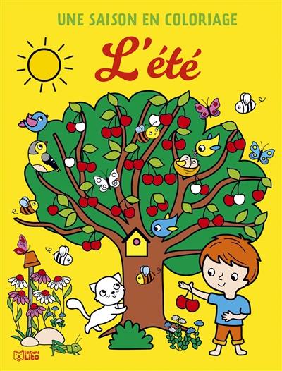 L'été : une saison en coloriage