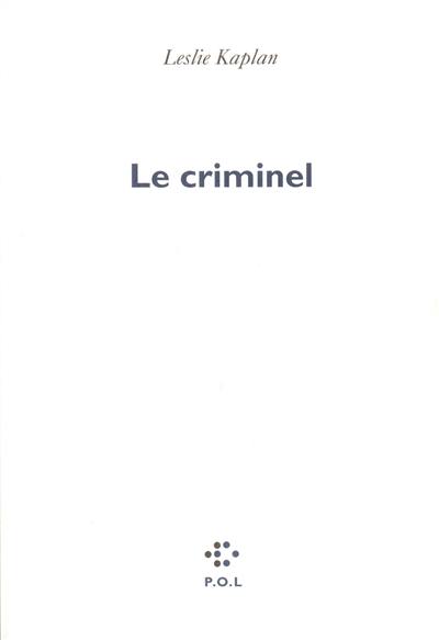 Le criminel