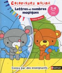 Lettres et nombres magiques, 3-4 ans, petite section : cahier double