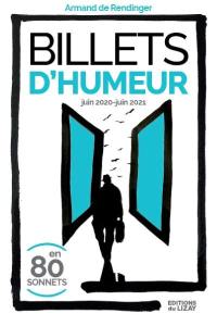 Billets d'humeur en 80 sonnets : juin 2020-juin 2021