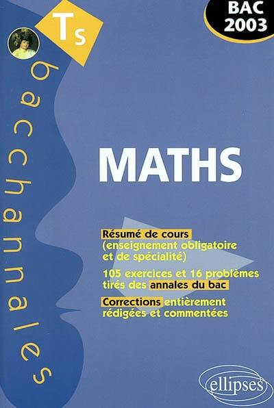 Mathématiques terminale S, enseignement obligatoire et de spécialité