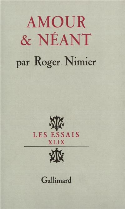 Amour et néant