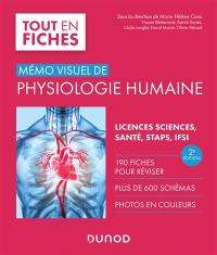 Mémo visuel de physiologie humaine : licences sciences, santé, STAPS, IFSI