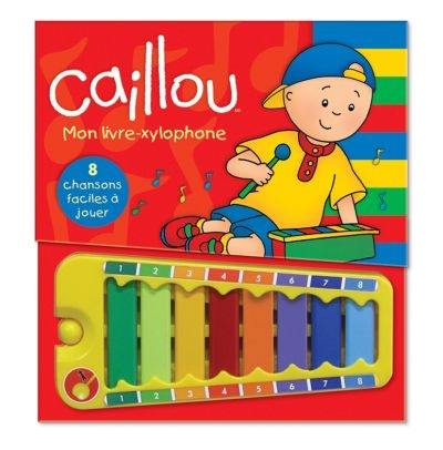 Caillou : mon livre xylophone : 8 chansons faciles à jouer