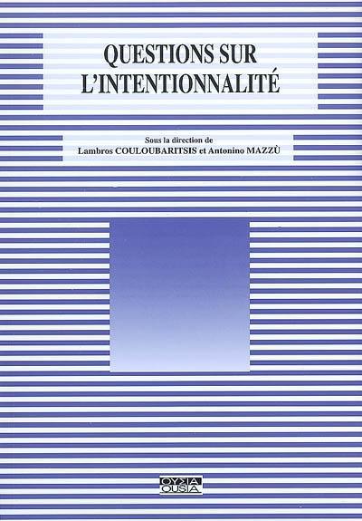 Questions sur l'intentionnalité