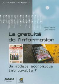 La gratuité de l'information : un modèle économique introuvable ?