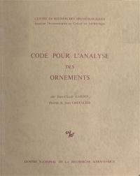 Code pour l'analyse des ornements