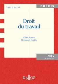 Droit du travail : 2015