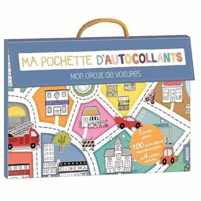 Ma pochette d'autocollants : mon circuit de voitures