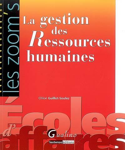 La gestion des ressources humaines