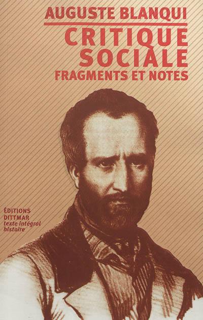 Critique sociale : fragments et notes