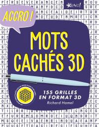 Mots cachés 3D : 155 grilles en format 3D