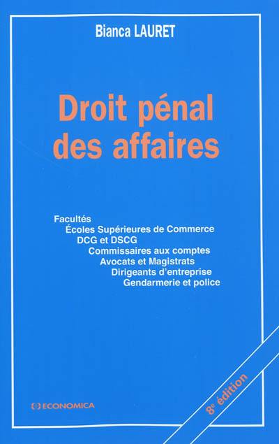 Droit pénal des affaires