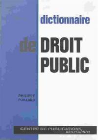 Dictionnaire de droit public