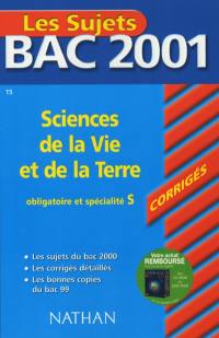 Sciences de la vie et de la terre, obligatoire et spécialité S