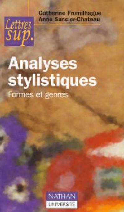 Analyses stylistiques : formes et genres