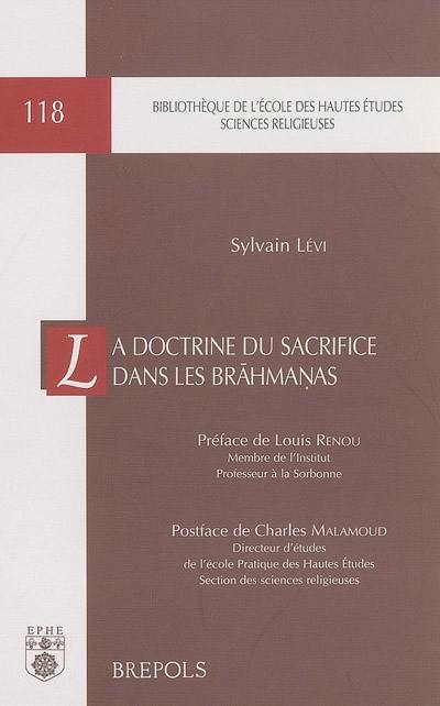 La doctrine du sacrifice dans les Brahmanas