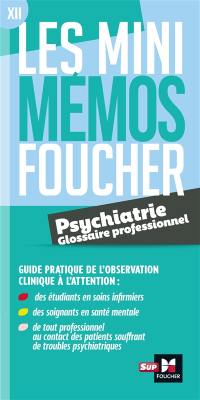 Psychiatrie : glossaire professionnel