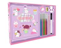 Dessine ton monde kawaii : coffret