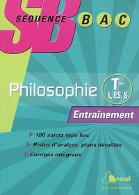 Philosophie terminales L, ES, S : entraînement