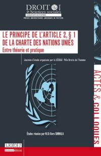 Le principe de l'article 2, § 1 de la charte des Nations unies : entre théorie et pratique