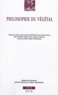 Philosophie du végétal