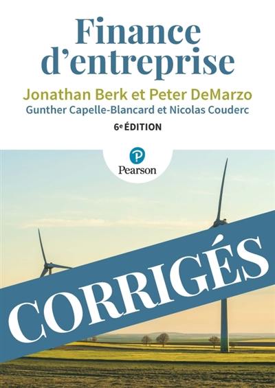 Finance d'entreprise : corrigés