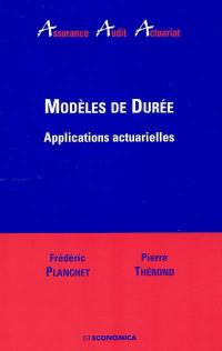 Modèles de durée : applications actuarielles