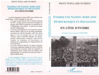 Fonder une nation africaine démocratique et socialiste en Côte d'Ivoire