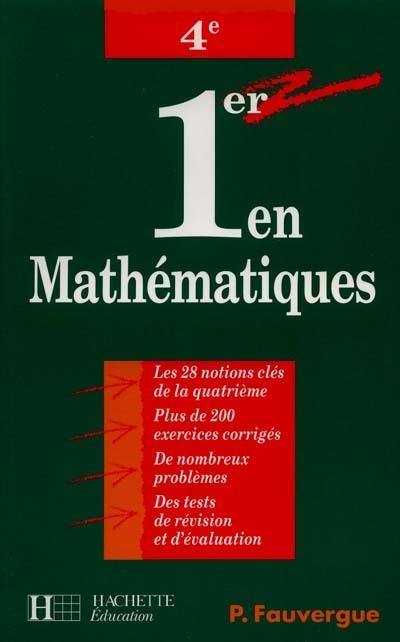 1er en mathématiques, 4e