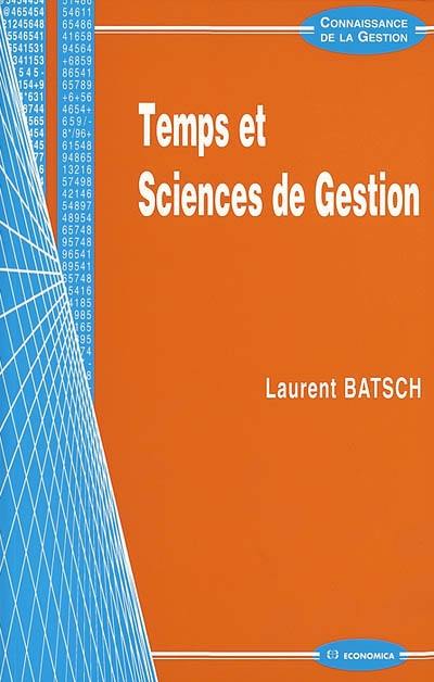 Temps et sciences de gestion