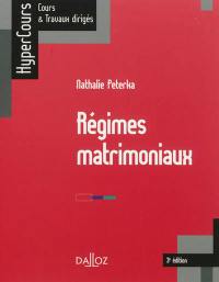 Régimes matrimoniaux