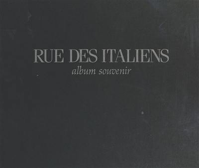 Rue des Italiens