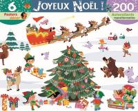 Joyeux Noël ! : 6 posters décor, 200 autocollants repositionnables