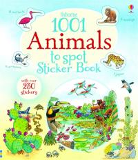 1001 Animals to spot Sticker Book