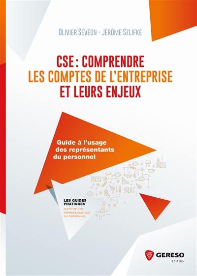 CSE : comprendre les comptes de l'entreprise et leurs enjeux : guide à l'usage des représentants du personnel