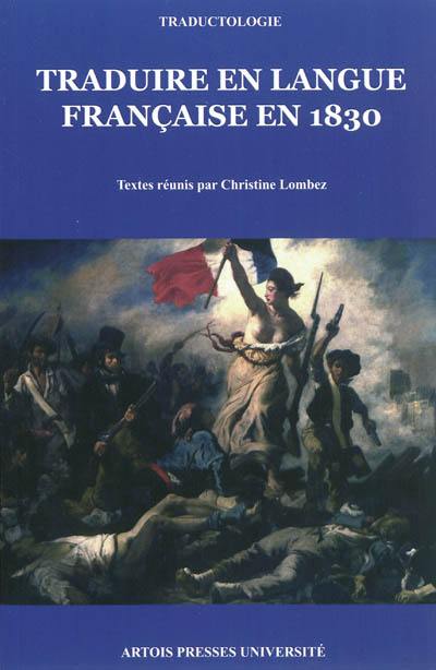 Traduire en langue française en 1830