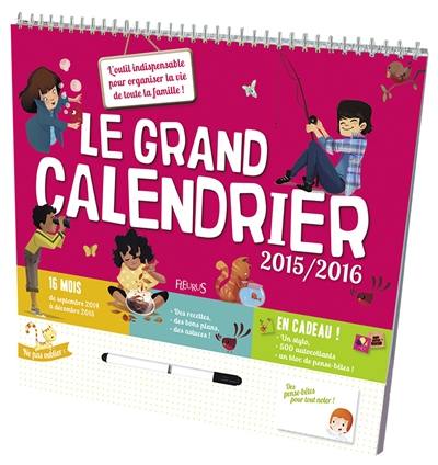 Le grand calendrier 2015-2016